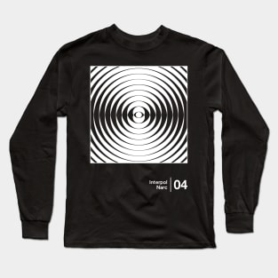 Narc - Minimalist Graphic Artwork Design Long Sleeve T-Shirt